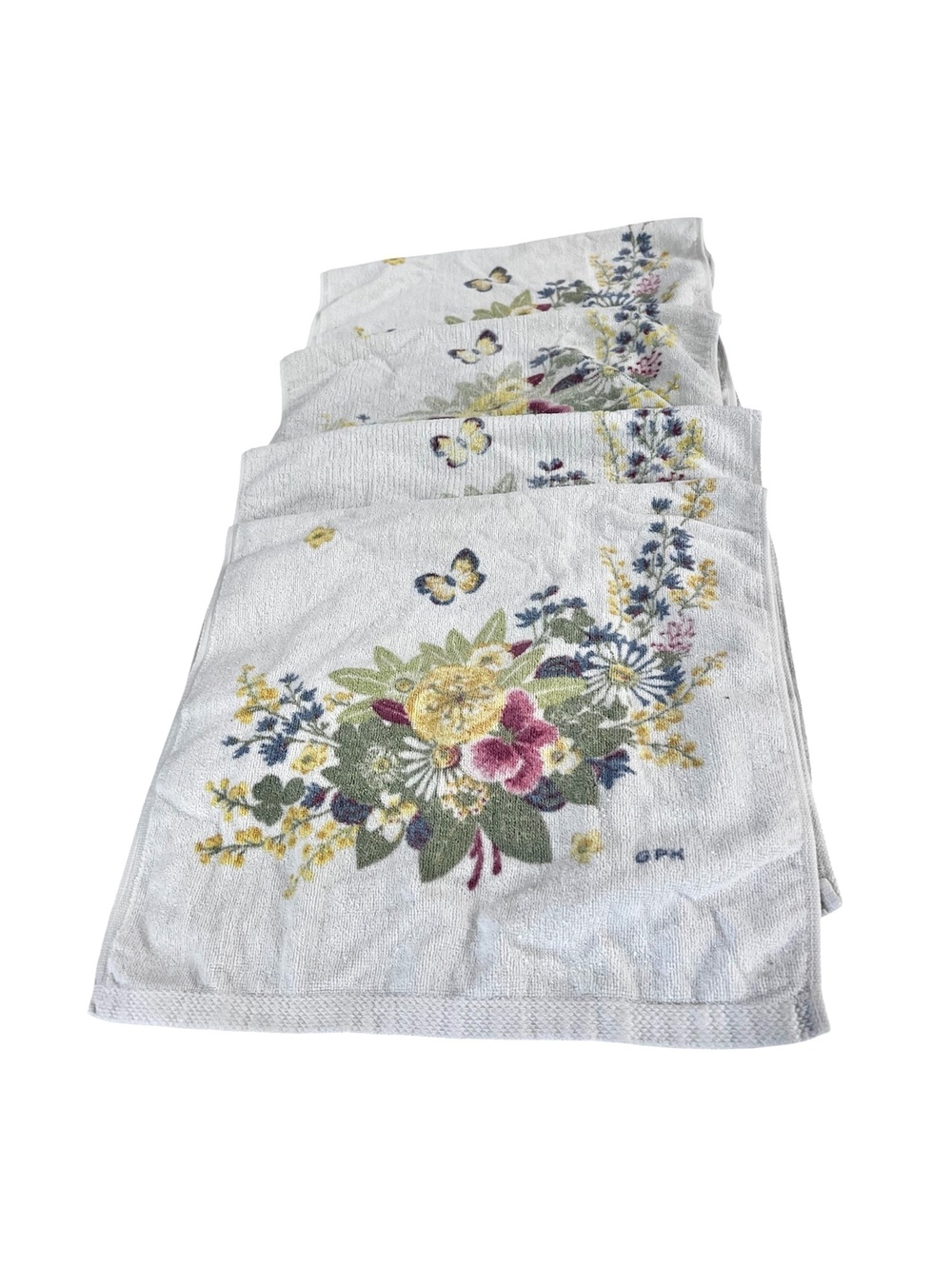 Vintage Hand Towel – GPK Grace Kelly Floral Bouquet & Butterflies grandma core